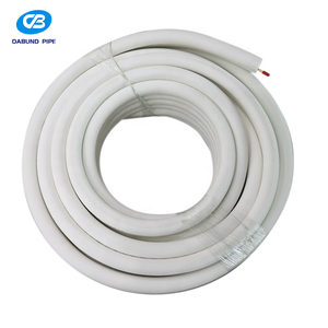 Kit de conduites en cuivre blanc PE pour mini-split 1/4 3/8 1/2, cuivre <span class=keywords><strong>pur</strong></span> à 99,9935 % pour une longue durée de vie des climatiseurs domestiques à gaz - Product Image 4