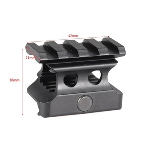 Soporte Elevador de Aleación de Aluminio de 21mm de Instalación Rápida y Fácil con Bloqueo de Tornillo para Uso Diario en Caza y Tiro al Aire Libre - Product Image 5