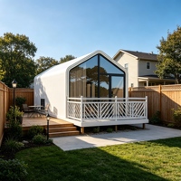 Maison modulaire de haute qualité, maisonnette portable en panneaux sandwich pour hôtel, villa, appartement