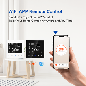 Thermostat intelligent WiFi Tuya, programmable, numérique, avec écran LCD, pour le contrôle de la température du <span class=keywords><strong>chauffage</strong></span> au sol (eau/électricité) et de la chaudière - Product Image 1