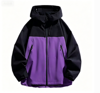 Veste imperméable de haute qualité pour l'extérieur avec membrane TPU 10000 mmH2O, coupe-vent, à capuche, pour homme