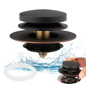 <span class=keywords><strong>Bouchon</strong></span> et couvercle universels pour le drain de la baignoire, <span class=keywords><strong>bouchon</strong></span> pour le drain de la baignoire, remplace le levage et la rotation Installation et nettoyage faciles - Product Image 6