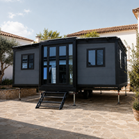 Maison conteneur solaire autonome extensible, prête à l'emploi en Espagne, maison préfabriquée modulaire pour zones rurales