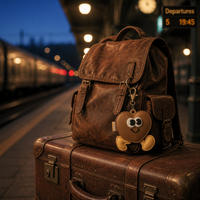 HS27 Breloques et pendentifs décoratifs en PVC en forme de cœur de dessin animé mignons et personnalisés pour sacs à dos, sacs à main, sacs bandoulière et sabots/chaussures