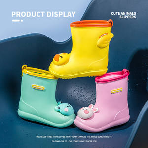 Zapatos <span class=keywords><strong>de</strong></span> <span class=keywords><strong>agua</strong></span> universales para niños, lindos dibujos animados, impermeables, antideslizantes, cómodos zapatos <span class=keywords><strong>de</strong></span> <span class=keywords><strong>lluvia</strong></span>, se pueden usar en varias estaciones - Product Image 6