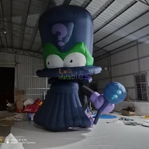 Modelo Inflable Gigante de Bruja Mágica de Halloween para Exteriores, Personaje de Dibujos Animados Inflable para Decoración de Jardín, Centro Comercial o Festival - Product Image 1
