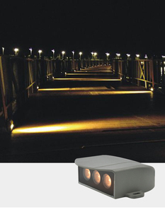 3W Outdoor Waterproof RGB Landscape Underground Light 24V LED Wall Light Jardin <span class=keywords><strong>Terrasse</strong></span> Plancher en <span class=keywords><strong>bois</strong></span> Escalier Accoudoir Spot - Product Image 4