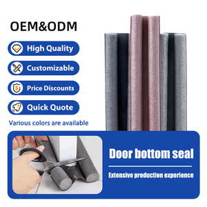 Bande de joint d'étanchéité pour bas de porte, anti-poussière en mousse, bloqueur de courant d'air pour porte coulissante, vente en gros d'usine - Product Image 5