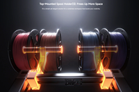 Anycubic Kobra X Combo Kecepatan Tinggi 600mm/s Ukuran Cetak Besar 260mm * 260mm * 260mm Printer 3D FDM Multi-warna Otomatis