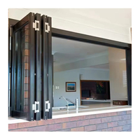 2025 fenêtres en verre pliantes modernes pliantes en accordéon pliantes en aluminium pliantes AS2047 fenêtre Standard australienne pour balcon