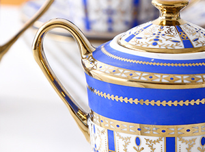 European Style Bone China Coffee Cup and English Gilt Edge Coffee Cup Set - Product Image 3