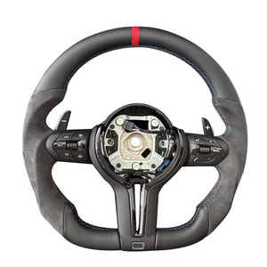 Volante Deportivo de Cuero con Base Plana M Sport para BMW F10 F20 F30 F32 F36 F80 F82 M3 M4 - Product Image 4
