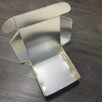 Boîte d'emballage personnalisée en carton de luxe or, argent, rose rouge, rose pâle, recyclable, pour expédition, boîte postale Eastmoon