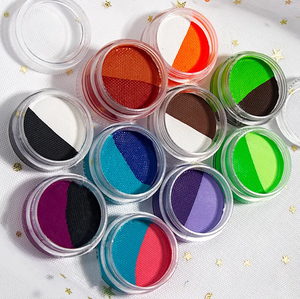 Logo personnalisé OEM Split Neon Colors <span class=keywords><strong>Palette</strong></span> d'eye-liner <span class=keywords><strong>humide</strong></span> de Noël Maquillage activé par l'eau <span class=keywords><strong>Palette</strong></span> d'eye-liner mat - Product Image 4