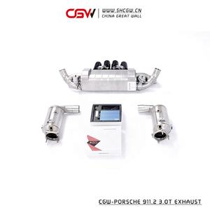 2 साल की वारंटी उच्च प्रदर्शन वाल्व पूर्ण प्रणाली निकास मफलर ट्रैक्टर काले पोर्श 911 991.2 3.0 टी के लिए टिप्स - Product Image 4