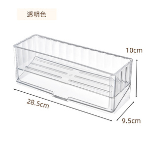 Kitchen Sink Storage <b>Rack</b> Transparent Gray Multi Functional <b>Dish</b> Drainer For Kitchen Countertop Organization - Product Image 4