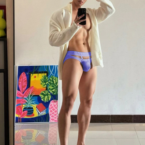 Slip Bikini Sexy Traforato per Uomo, Mutande in Cotone Comode, Jockstrap Maschile, Intimo Traspirante, Perizoma Bikini - Product Image 3