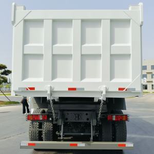 รถดัมพ์สีขาว SINOTRUK Howo TX 371 แรงม้า ปี 2025 จากจีน รุ่นใหม่ 6x4 10 ล้อ 60 ตัน สำหรับขาย - Product Image 3