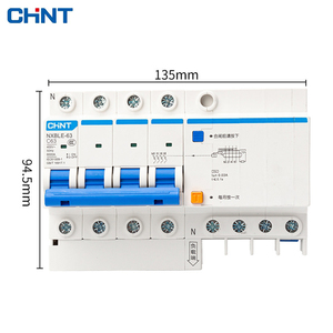 Chint NXBLE-32 thu nhỏ dư hiện tại ngắt mạch (RCBO) với 1P + N 2P 3P + N 4P năng lực của 3A 6A 10A 16A 20A 25A 32A - Product Image 5
