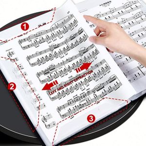 Entrega Rápida, Libro de Datos A4 de Plástico para Negocios, Creativo, Multicapa, 40/60 Páginas, Impresión Serigráfica, para Estudiantes, Profesores, Música, Piano - Product Image 5