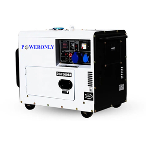 Générateur magnétique silencieux portable de 5 kW, 8 kW, 10 kW, 12 kW, 15 kW, idéal pour usage domestique, avec roues et poignée DG12000SE Portable Diesel - Product Image 2