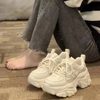 Vente en gros directe d'usine, chaussures à semelle épaisse pour femmes, baskets décontractées augmentant la taille, style Y2K tendance et polyvalent