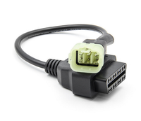 Adaptateur OBD 2 pour voiture, connecteur OBD, câble de diagnostic 6 broches vers 16 broches pour KTM ADAPTOR moto