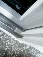 Fenêtre coulissante PVC/UPVC sur mesure résistante aux ouragans, qualité premium testée EU profil haut de gamme prix compétitif