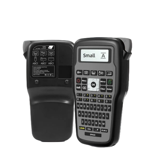 E1000 Pro Label Maker Thermal Printer Qwerty Keyboard Printer Symbols Industrial Printer Ribbon Printers for Office/Home/School