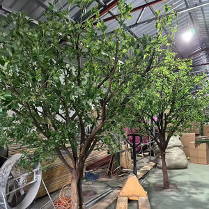 आउटडोर कृत्रिम सदाबहार पेड़ बड़े हरे ओक के पेड़ - Product Image 1