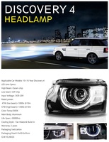 Accessoires de voiture de haute qualité phare Led système d'éclairage automatique de voiture phare dans les phares Led pour voiture Discovery IV