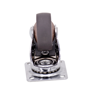 Roulettes de chaise de bureau silencieuses TPR, roulettes pivotantes de 25 mm avec frein pour meubles - Product Image 3