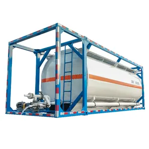 Tanque de almacenamiento de cido iso tank for ammonia 20 ft chemical iso tank container
