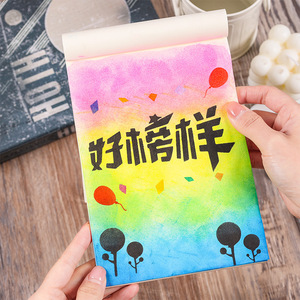 1 Wooden Handle Coloring Sponge Stamps Openwork Stencil Coloring Tools Handbook Slips halo Dyeing Materials - Product Image 2