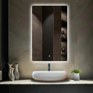 Phong Cách Châu Âu Thông Minh Bluetooth LED Phòng Tắm Gương Hình Chữ Nhật Treo Tường Chiếu Sáng Gương Chống Sương Mù Tính Năng Kim Loại Khung Nhà Vệ Sinh - Product Image 4