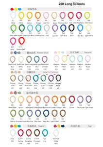 Ballon en latex chromé métallique pour jouet de Noël, 26 cm, 260 animaux, ballon de modelage transformable, <span class=keywords><strong>kit</strong></span> de ballons - Product Image 5