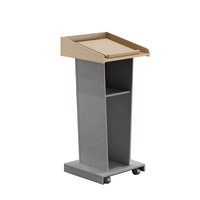 Support de podium solide de qualité supérieure-Pupitre de haute qualité pour les salles de conférence Événements d'entreprise avec structure ergonomique et stable