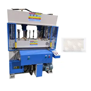 New arrival vertical type latex foam pillow hole punching machine with low price