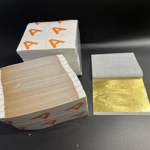 8*8.5cm imitazione foglia <span class=keywords><strong>d</strong></span>'oro molto buona per doratura decorazione la statua del Buddha <span class=keywords><strong>foglie</strong></span> di lamina <span class=keywords><strong>d</strong></span>'<span class=keywords><strong>argento</strong></span> <span class=keywords><strong>d</strong></span>'oro di Taiwan - Product Image 2
