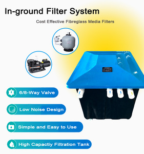 <span class=keywords><strong>Filtre</strong></span> à <span class=keywords><strong>sable</strong></span> en fibre de verre intégré tout-en-un Chlorinateur combiné pour piscines Spas Système de filtration de <span class=keywords><strong>piscine</strong></span> sans effort - Product Image 4