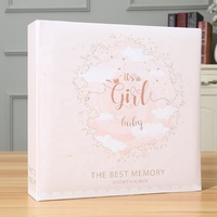 Álbum de Fotos para Bebés Lerp&6inch 4x6 con 200 Bolsillos y Espacio para Notas, Álbum de Crecimiento del Bebé, Cuaderno de Fotos