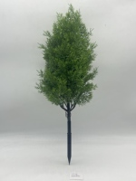 Künstlicher Weihnachtsbaum aus Kiefer und Zypresse zur Landschaftsgestaltung mit schönen Blättern, Kiefer im Topf, immergrüner Weihnachtsbaum für den Innenbereich