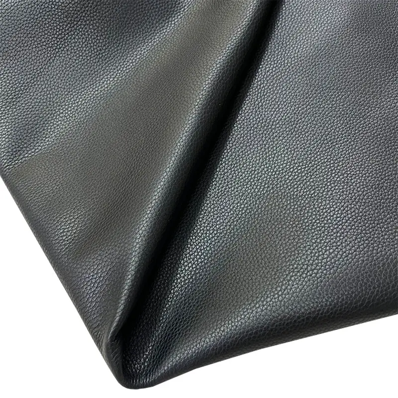 Special price treatment for the top layer of cowhide lychee pattern Genuine leather for luggage accessories