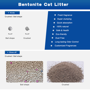 Ali Baba Beste Qualität Umweltfreundliche Zerkleinerte Gemischte Bentonit-Katzenstreu mit Hoher Adsorptions- und Schnellklumpender Wirkung - Product Image 5