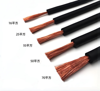 Cable de Soldadura Galaxy Resistente al Aceite y al Desgaste, Conductor de Cobre Puro, Cable de Soldadura de Arco Flexible de Alta Resistencia con Aislamiento de Goma, Amplia Aplicación