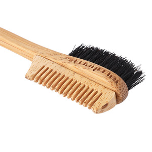 Pinceau à sourcils en bois Wanmei, double face, avec poils et peigne, pour le maquillage et le coiffage - Product Image 3