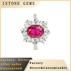 Anillo de Rubí y Diamantes de Lujo Discreto, Brillo Transparente, Artesanía Exquisita, Estilo de Lujo Discreto, Versátil para Toda Ocasión - Product Image 5