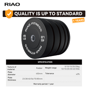 Tạ tập thể hình bán buôn 2.5-25kg, đĩa tạ, tạ barbell, trọng lượng kg cho phòng tập tại nhà, đĩa tạ bumper - Product Image 5