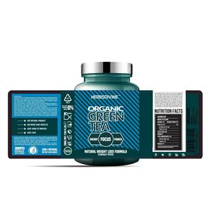 Tùy chỉnh nhãn dán cuộn không thấm nước dính Vinyl thương hiệu in logo Vòng Sticker thực phẩm bổ sung chai bao bì nhãn - Product Image 4