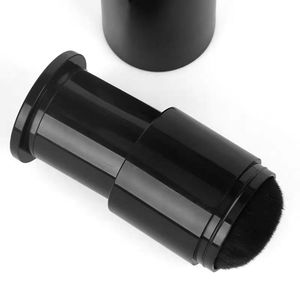 Portable Retractable Powder <b>Brush</b> With Cap Soft Synthetic Bristles For <b>Blusher</b> Makeup Application 3.6cm Hair Length - Product Image 2